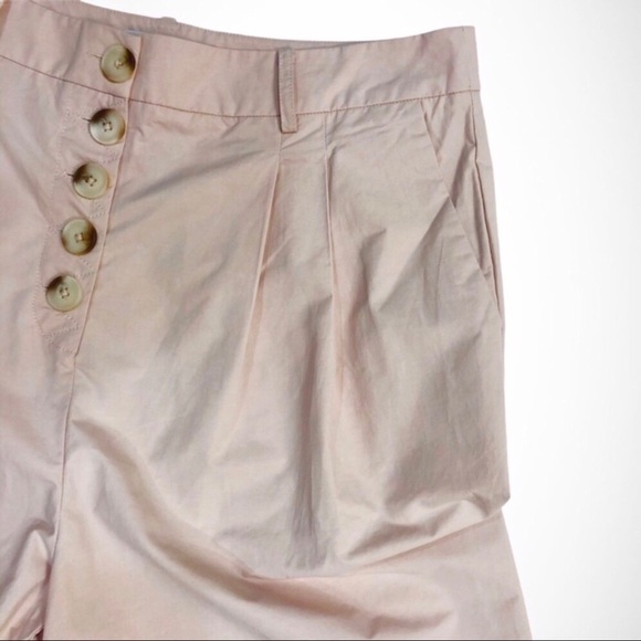 L’Academie The Delphine Pant Wide Leg Cropped Blush Pink High Waist Size XL - Picture 4 of 10